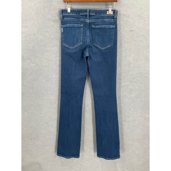 PAIGE High Rise Manhattan Bootcut Jeans Women's Size 29 Medium Wash Denim - Picture 2 of 13